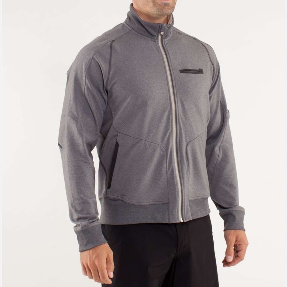 Lululemon Men’s Training Jacket in Heathered Dark Slate
